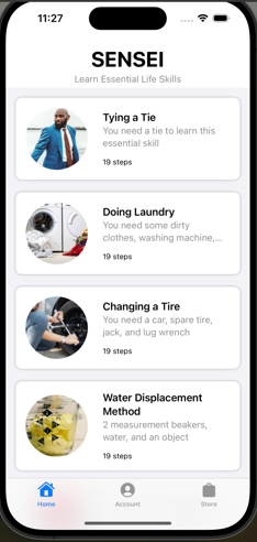 Sensei App Project
